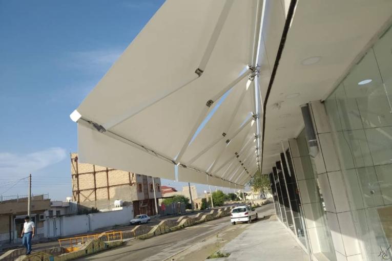 سایبان بازویی شیک و بادوام، قیمت تولیدی